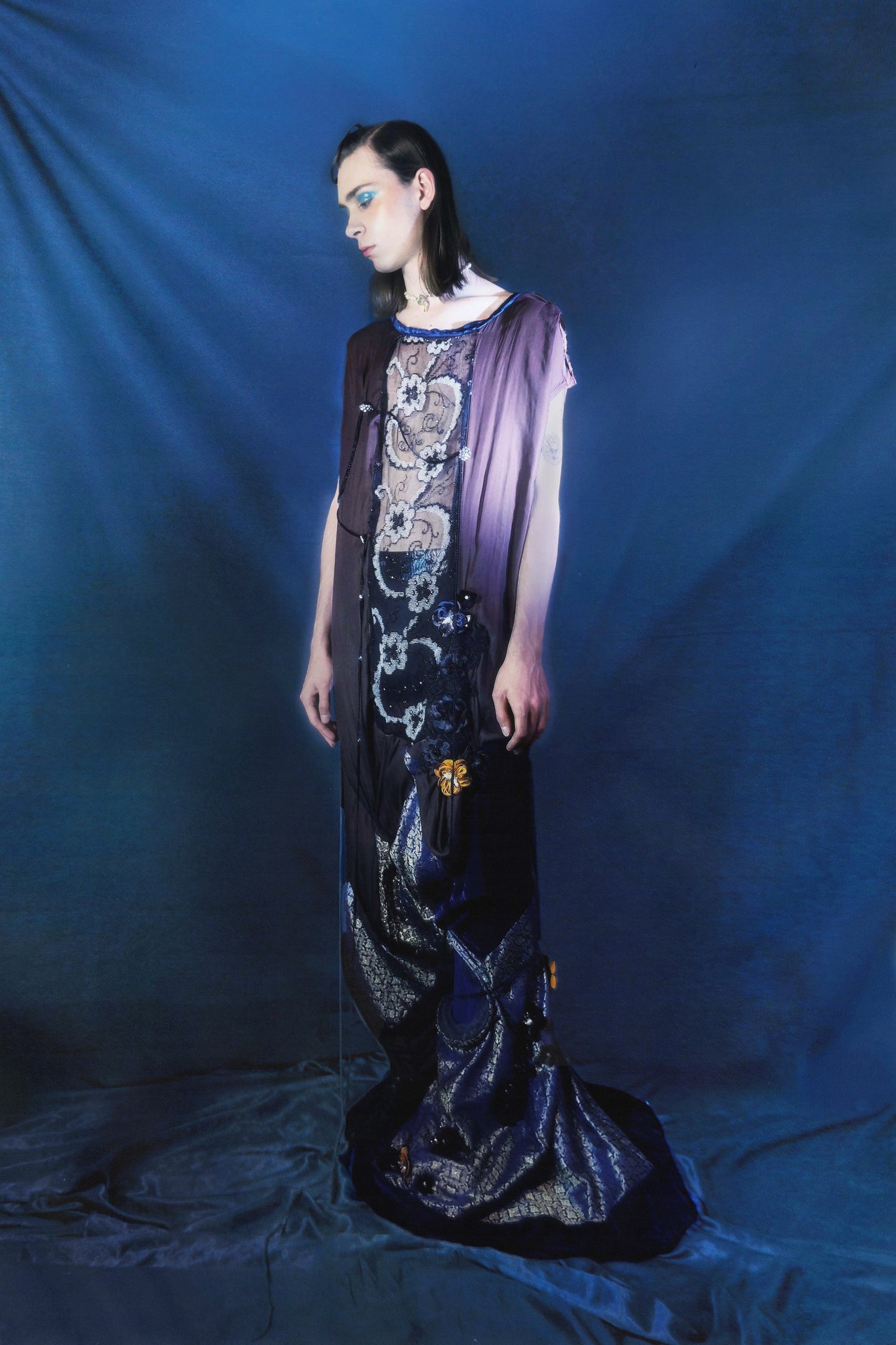 Cosmic Tapestry Draped Jumpsuit 宇宙织锦垂坠连体衣