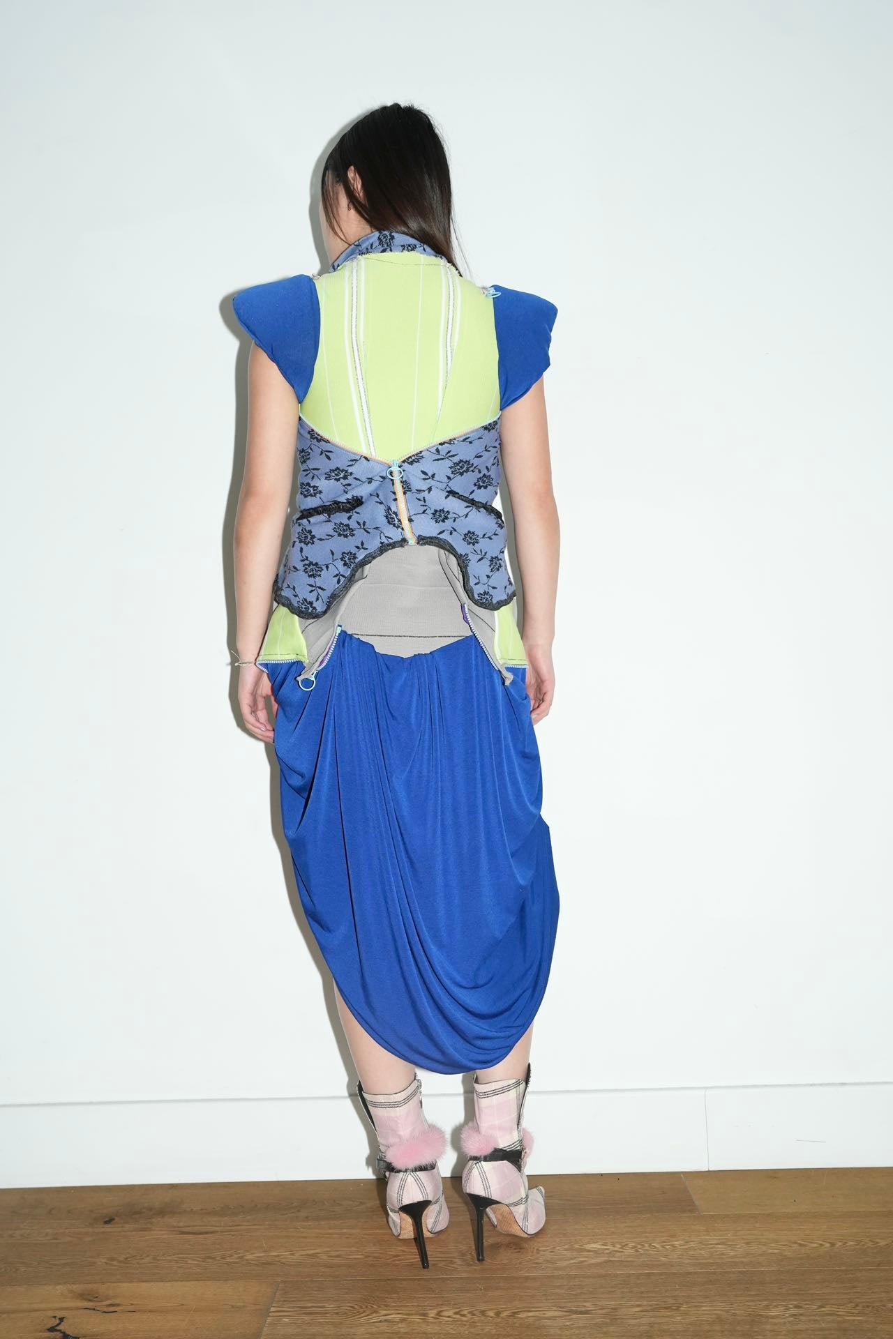 Convertible Draped Dress 可变换造型褶皱连衣裙