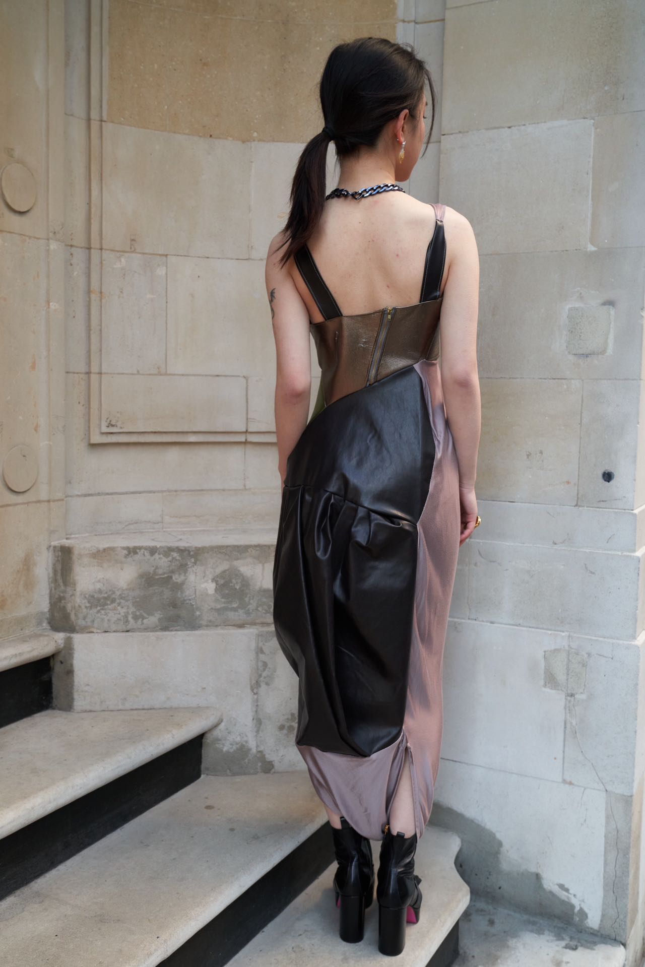 Cosmic Drape Sculpted Jumpsuit 宇宙褶皱雕塑立裁连体衣