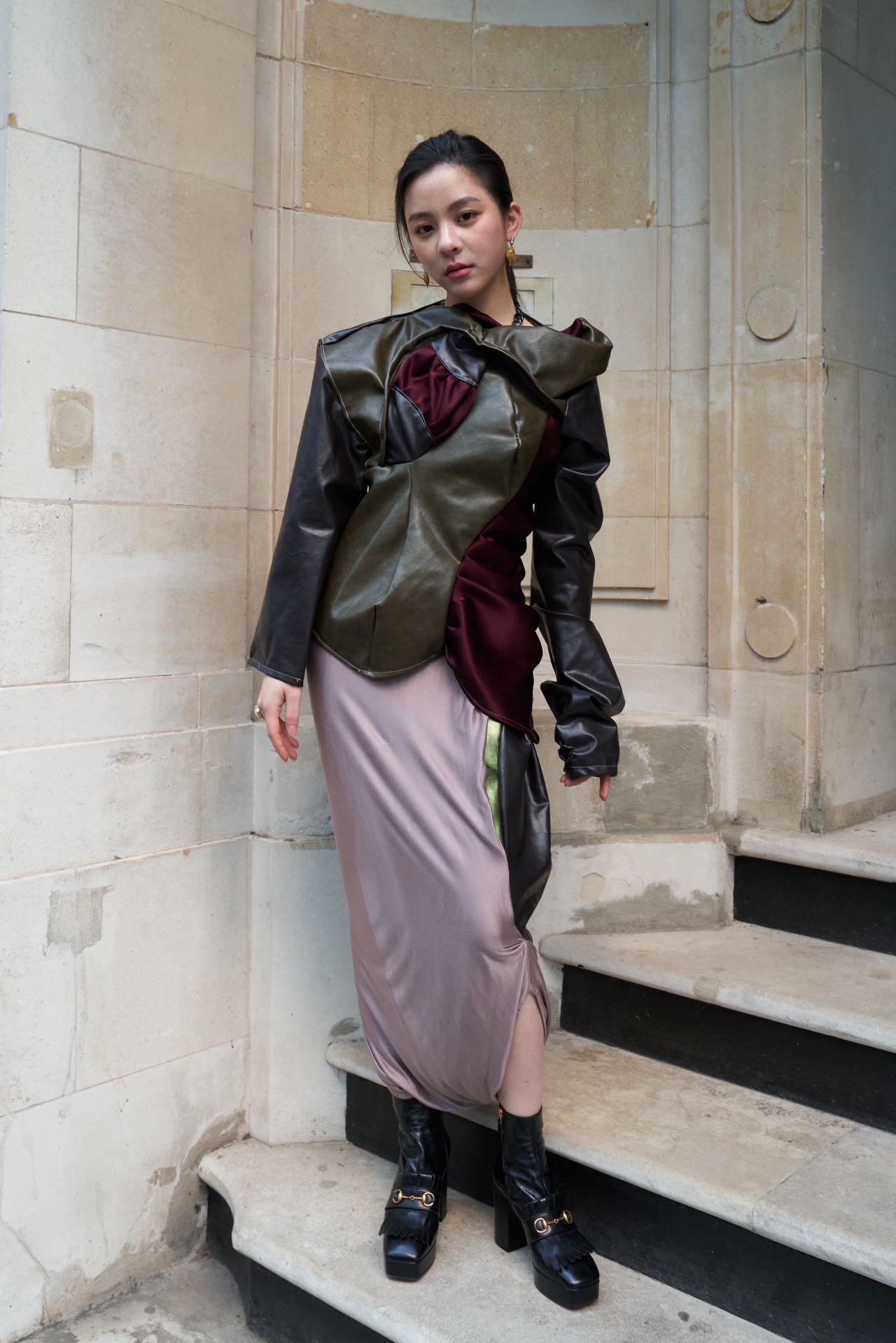 Cosmic Drape Sculpted Jumpsuit 宇宙褶皱雕塑立裁连体衣
