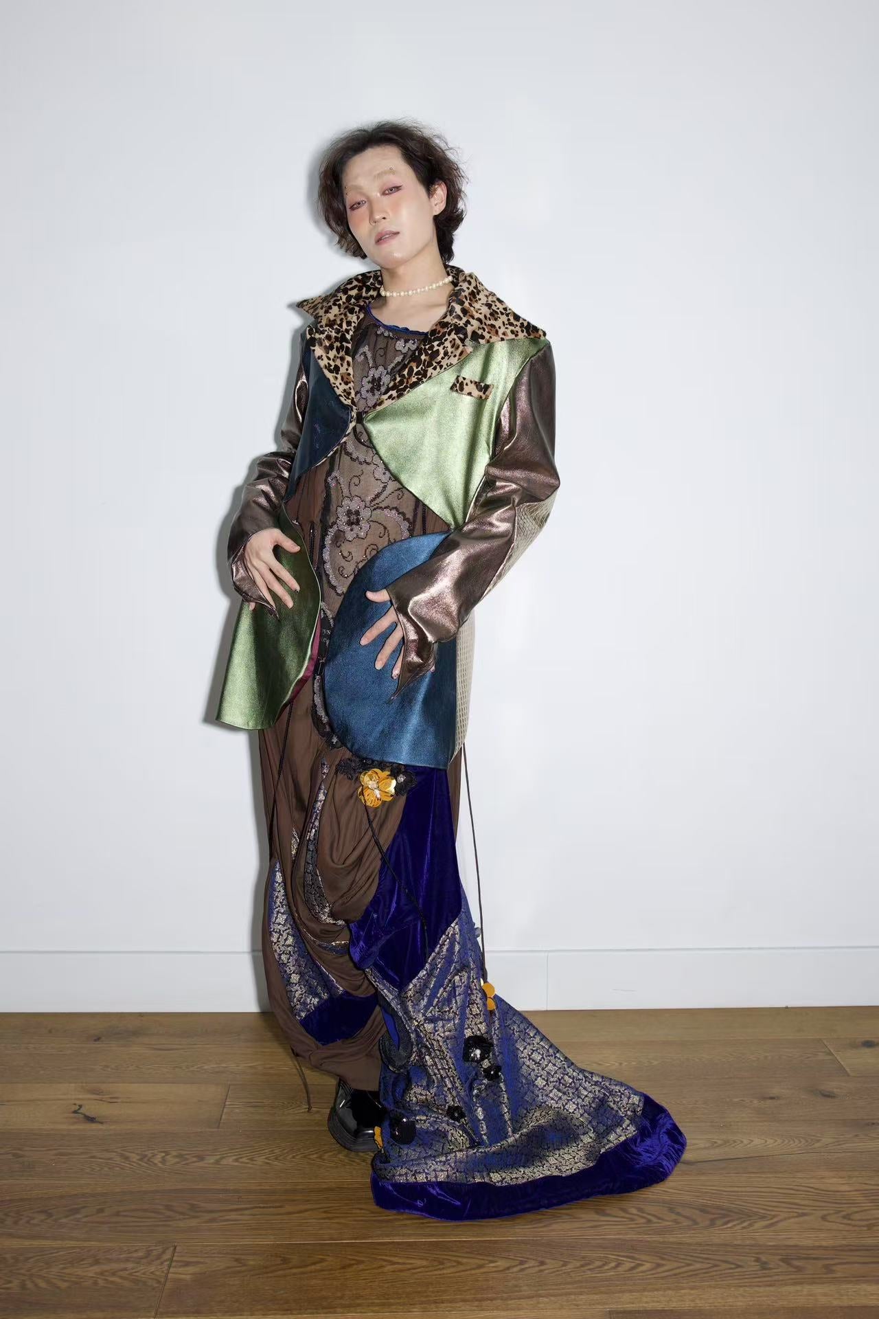 Galactic Metallic Sculpted Tailored Jacket 星际金属雕塑剪裁西装外套