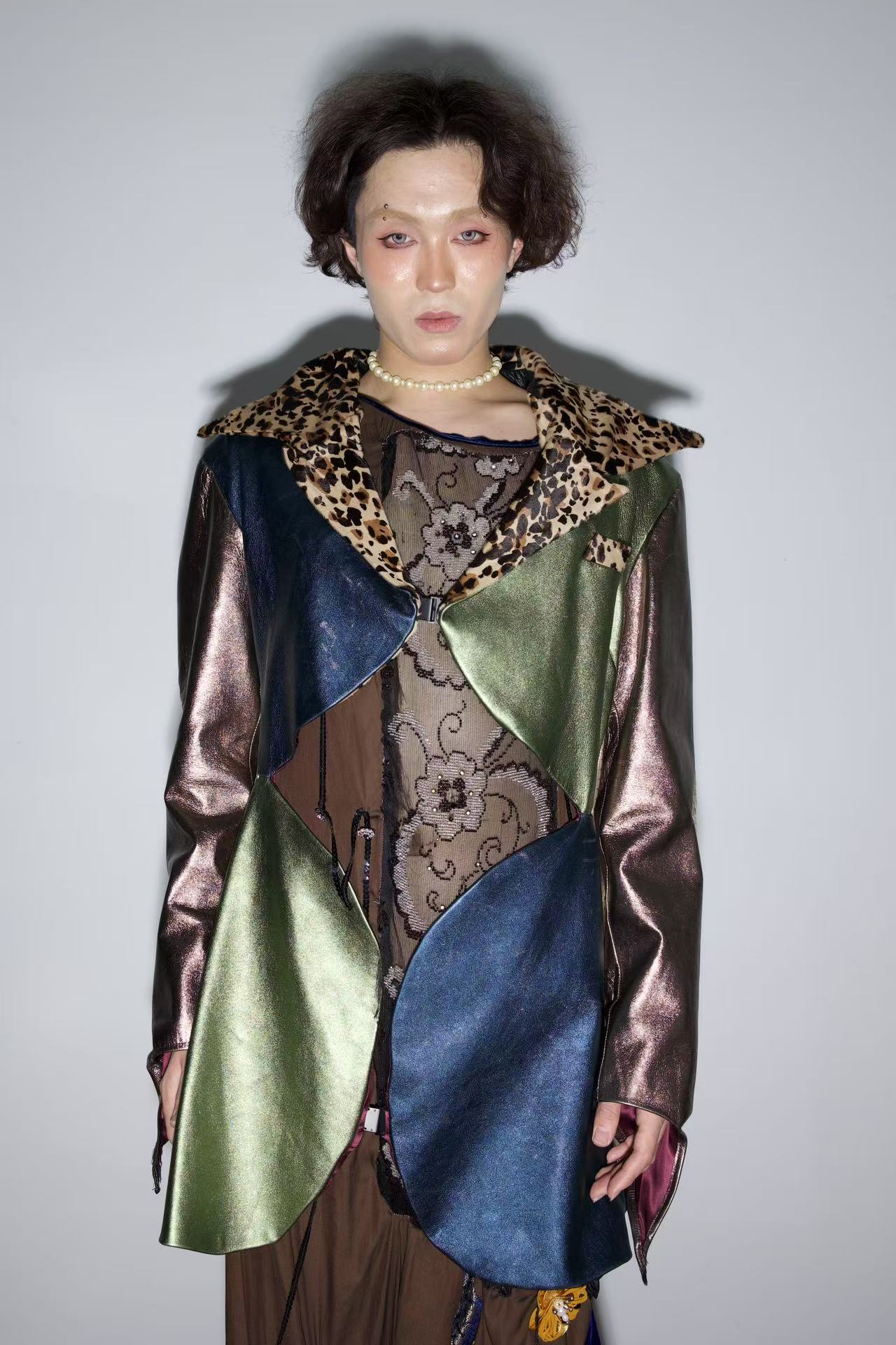 Galactic Metallic Sculpted Tailored Jacket 星际金属雕塑剪裁西装外套