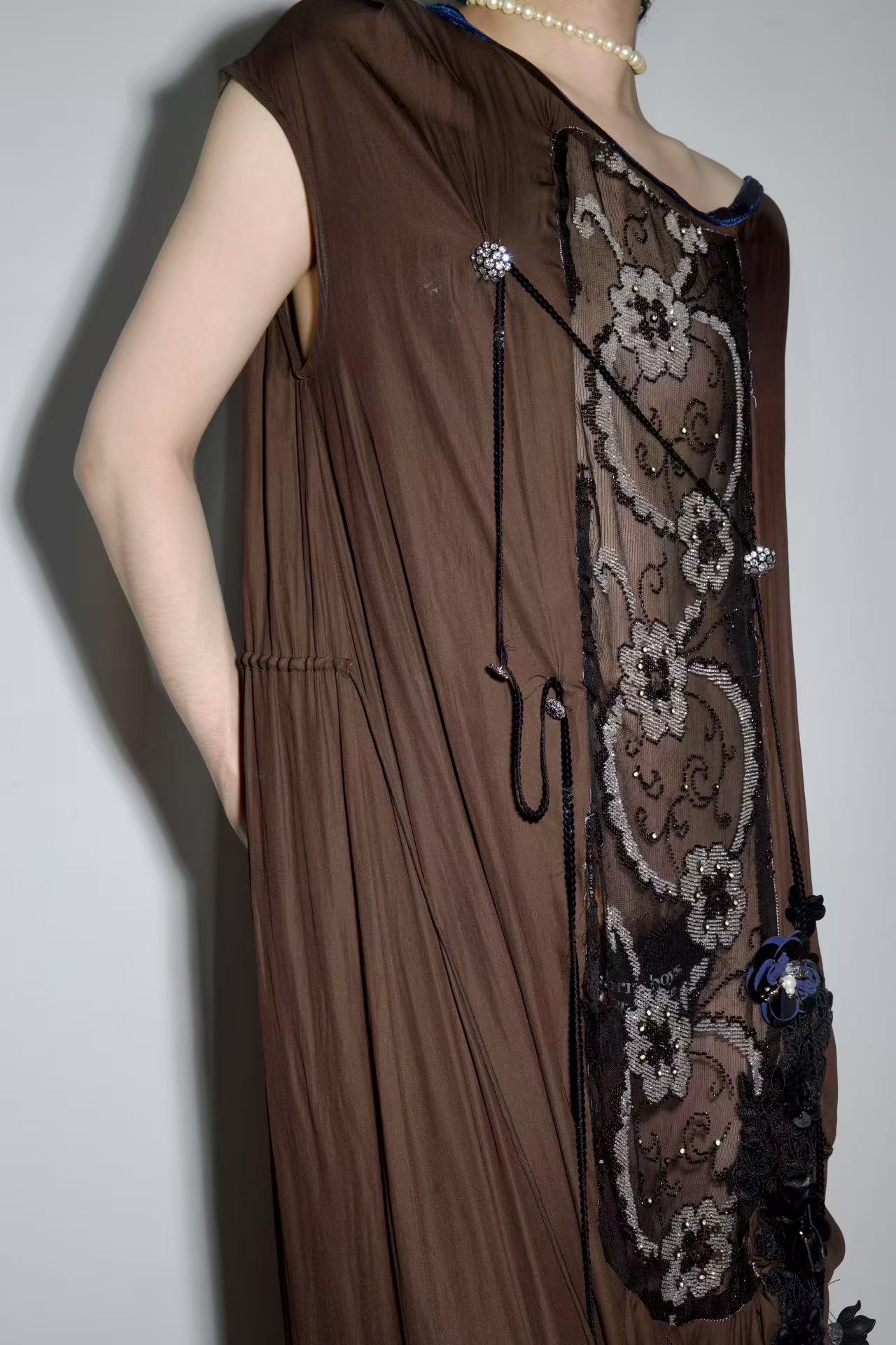 Cosmic Tapestry Draped Jumpsuit 宇宙织锦垂坠连体衣