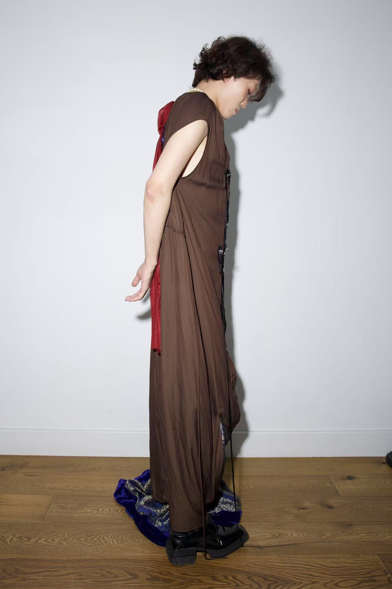 Cosmic Tapestry Draped Jumpsuit 宇宙织锦垂坠连体衣