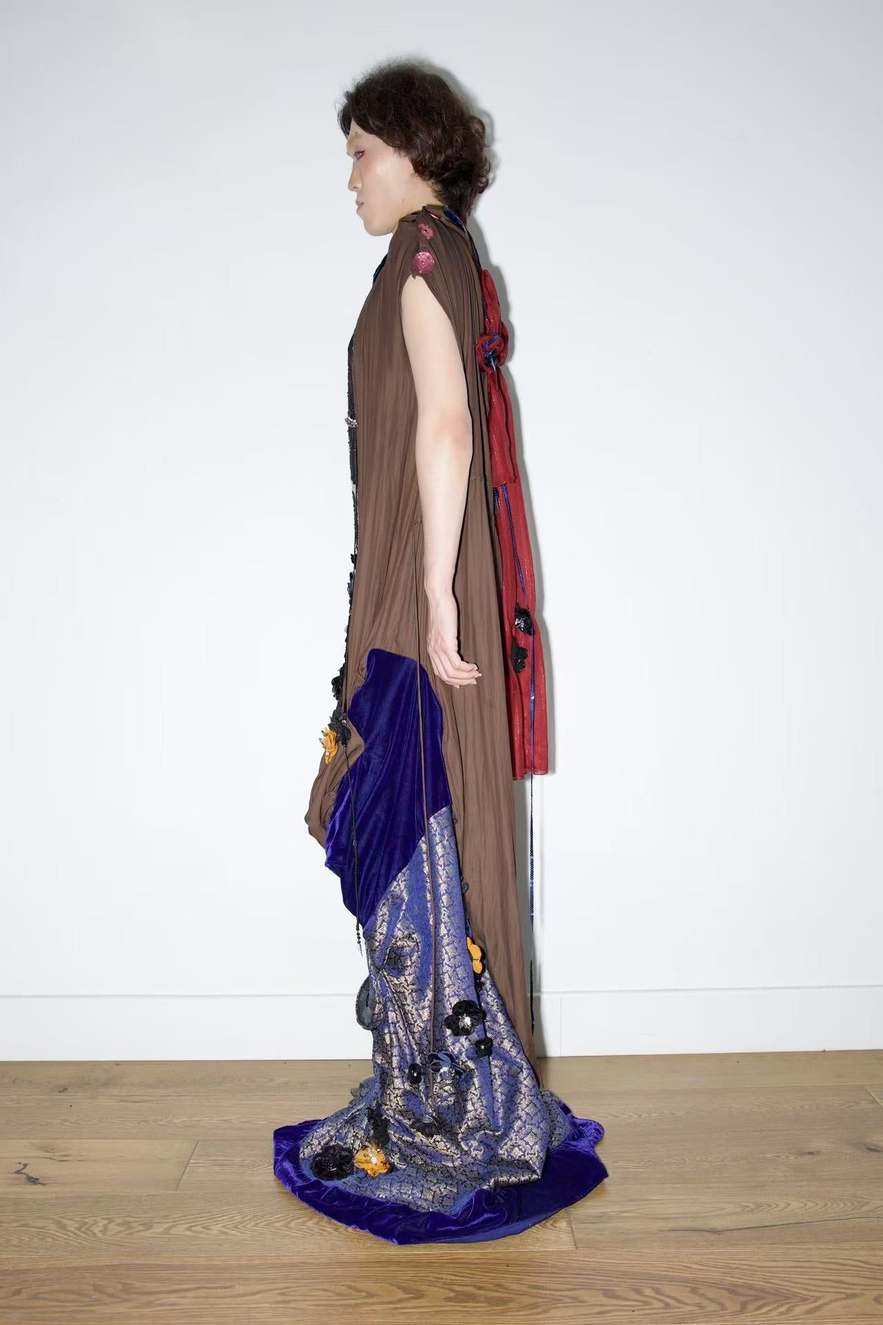 Cosmic Tapestry Draped Jumpsuit 宇宙织锦垂坠连体衣