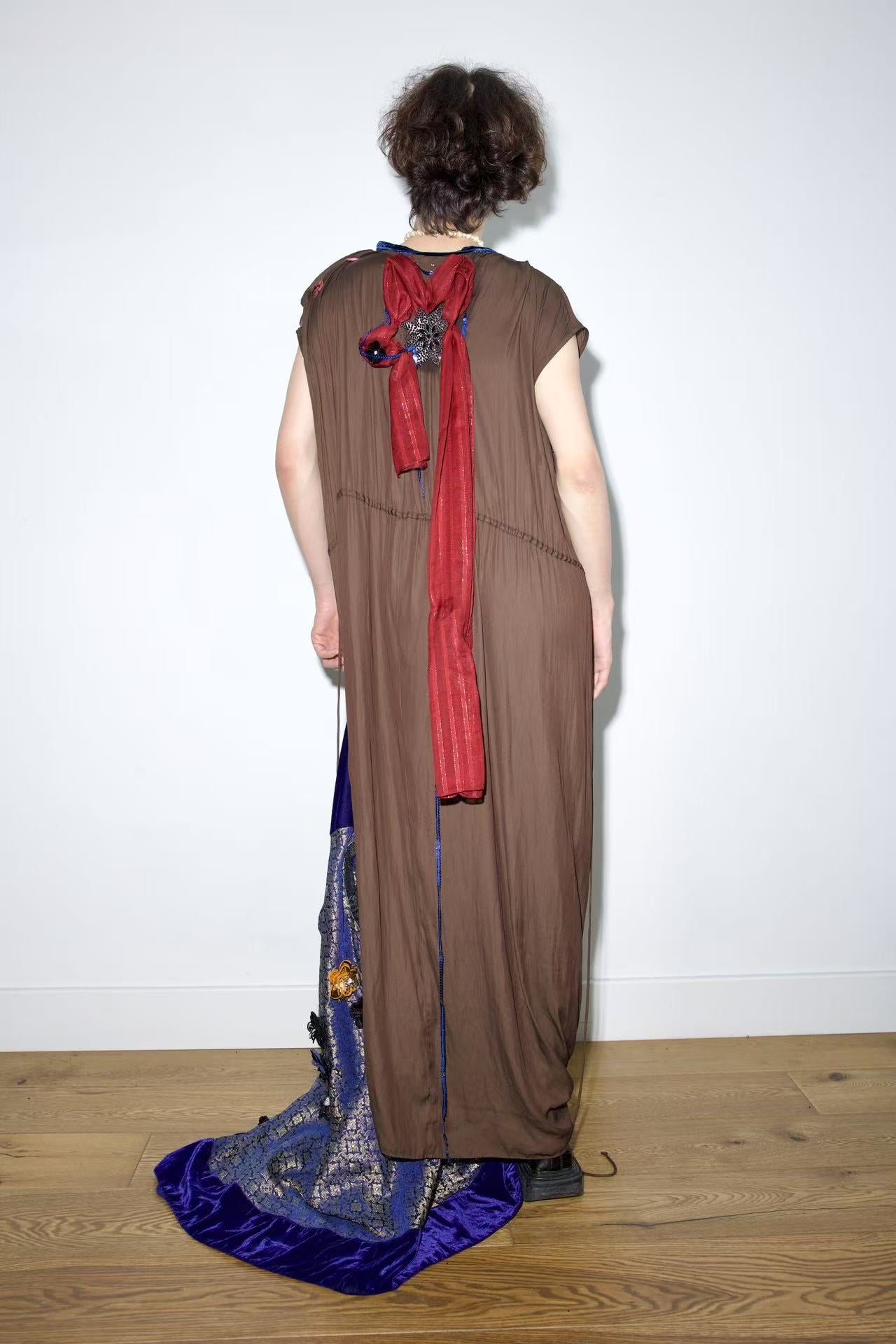 Cosmic Tapestry Draped Jumpsuit 宇宙织锦垂坠连体衣