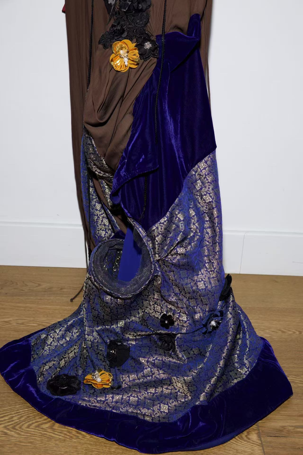 Cosmic Tapestry Draped Jumpsuit 宇宙织锦垂坠连体衣