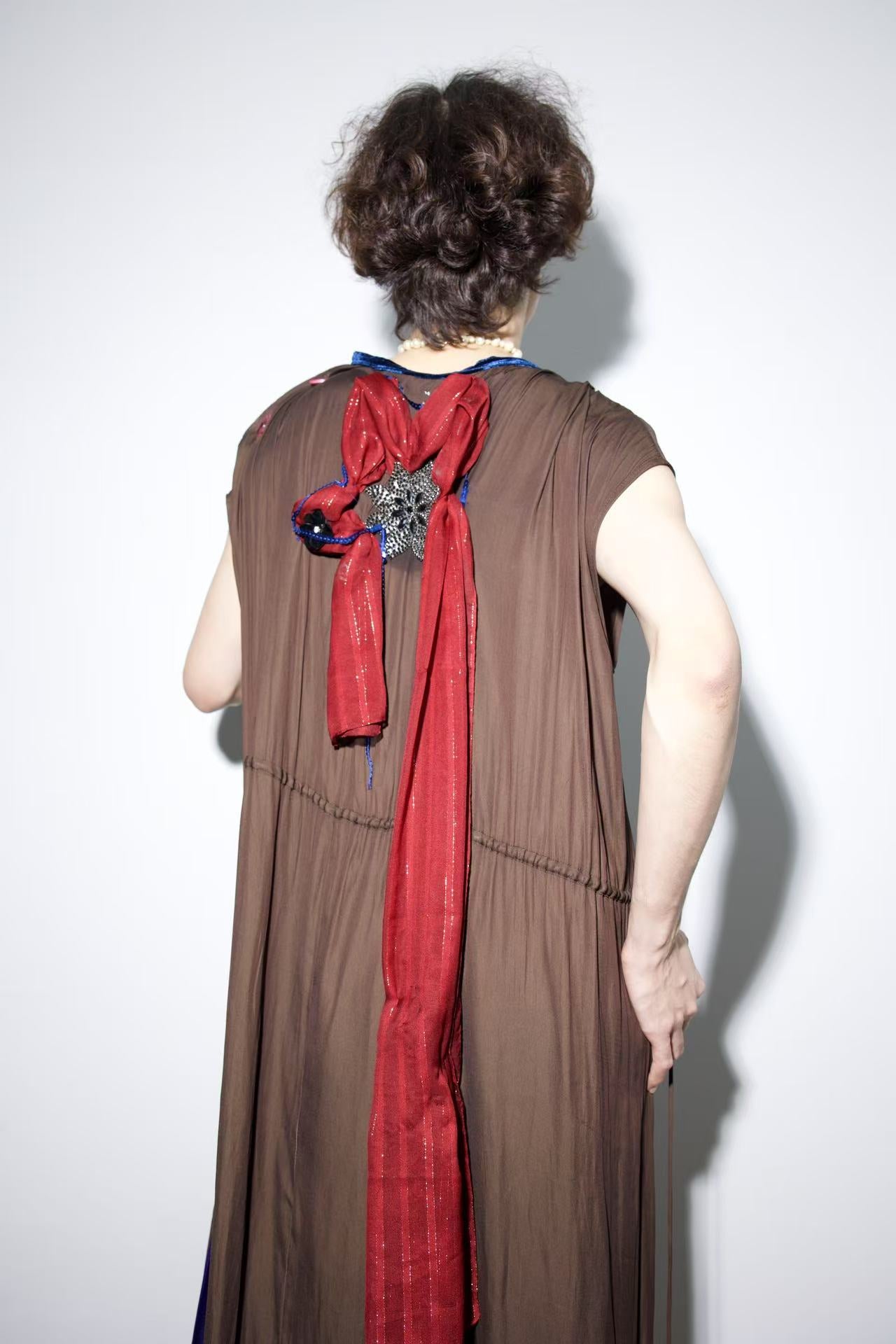 Cosmic Tapestry Draped Jumpsuit 宇宙织锦垂坠连体衣