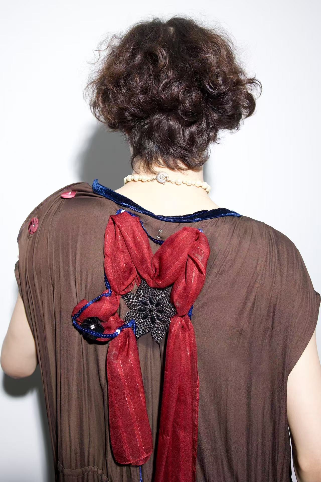 Cosmic Tapestry Draped Jumpsuit 宇宙织锦垂坠连体衣