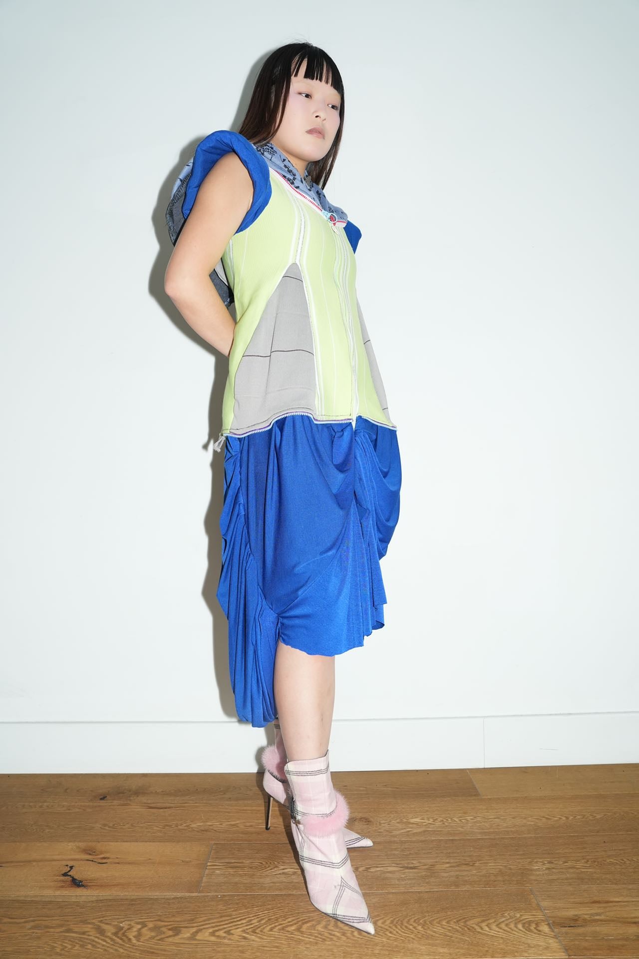 Convertible Draped Dress 可变换造型褶皱连衣裙