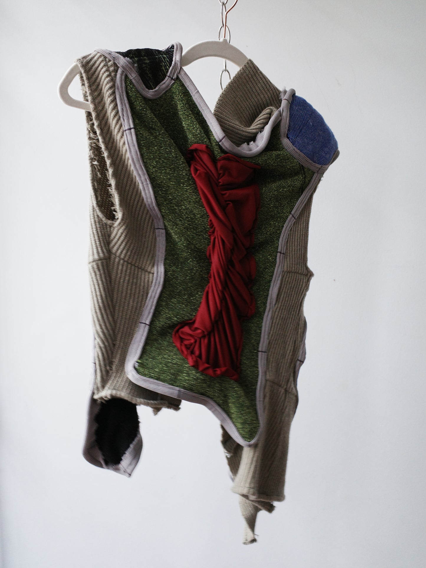 Circular Cut Deconstructed Jersey Vest (Matching Top) 圆形剪裁 jersey 上衣马甲(配套)