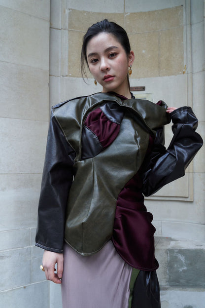 Serpentine Armor Sculpted Jacket 蛇纹盔甲雕塑剪裁外套
