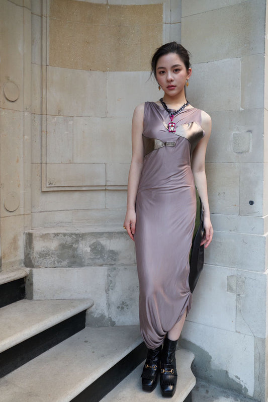 Cosmic Drape Sculpted Jumpsuit 宇宙褶皱雕塑立裁连体衣