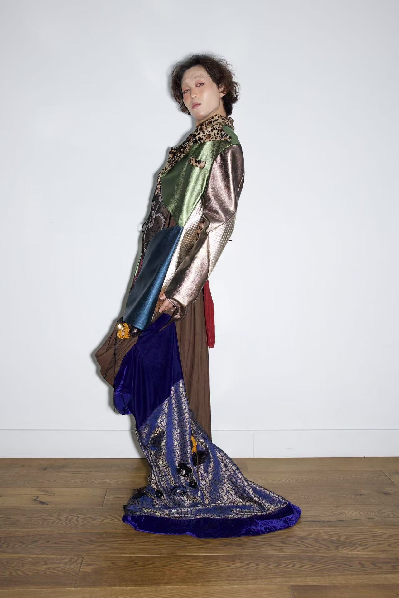 Galactic Metallic Sculpted Tailored Jacket 星际金属雕塑剪裁西装外套