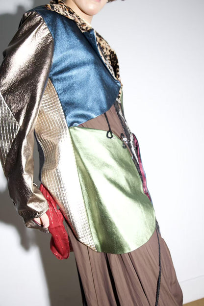 Galactic Metallic Sculpted Tailored Jacket 星际金属雕塑剪裁西装外套