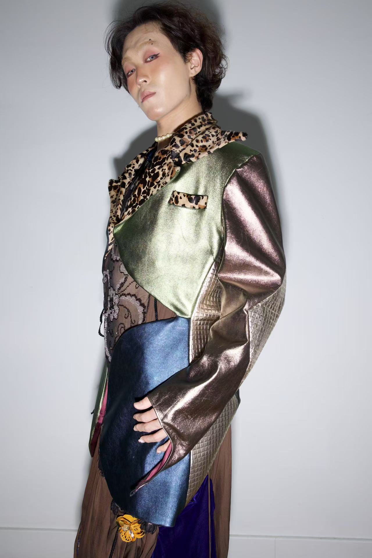 Galactic Metallic Sculpted Tailored Jacket 星际金属雕塑剪裁西装外套