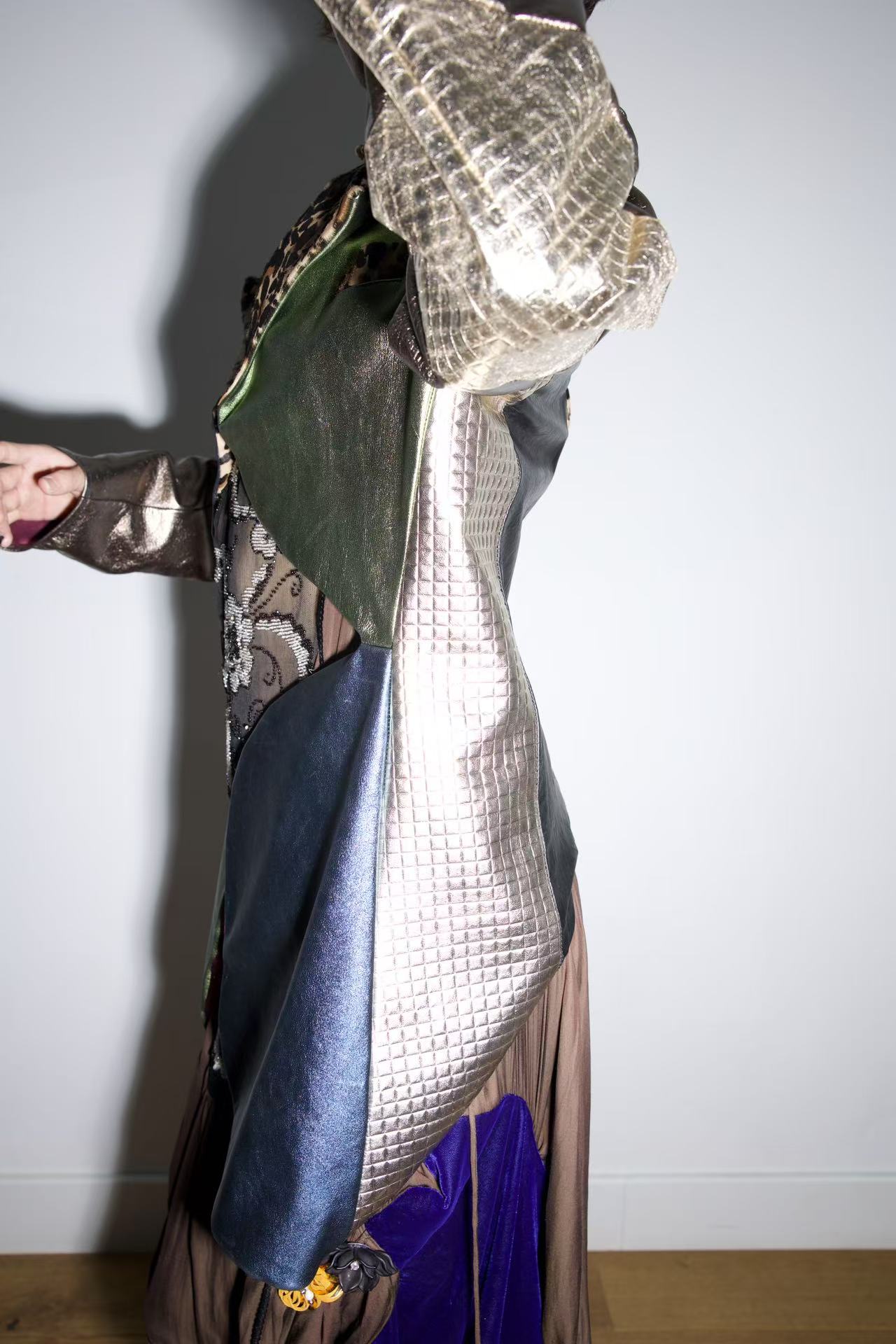 Galactic Metallic Sculpted Tailored Jacket 星际金属雕塑剪裁西装外套