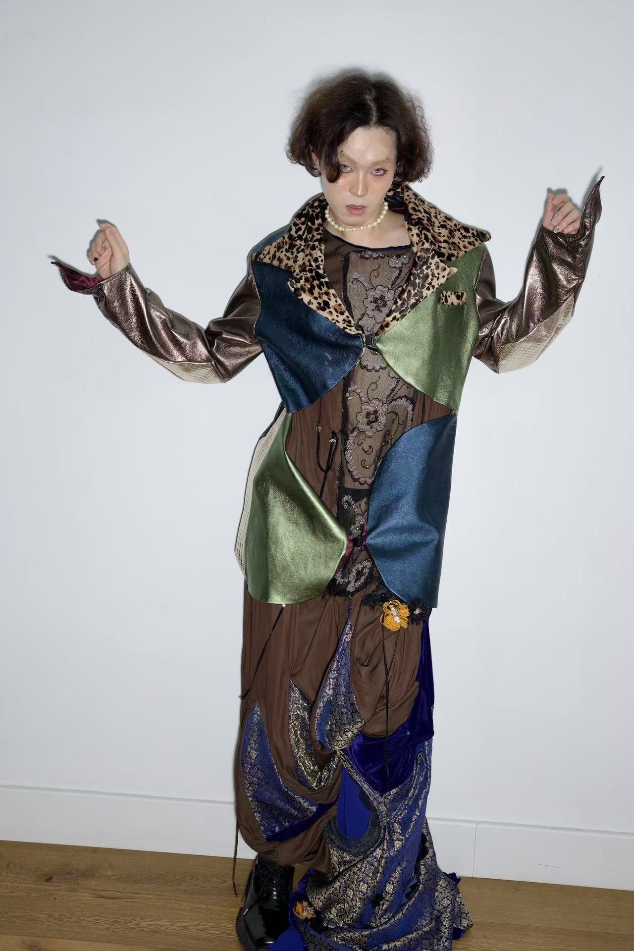 Galactic Metallic Sculpted Tailored Jacket 星际金属雕塑剪裁西装外套