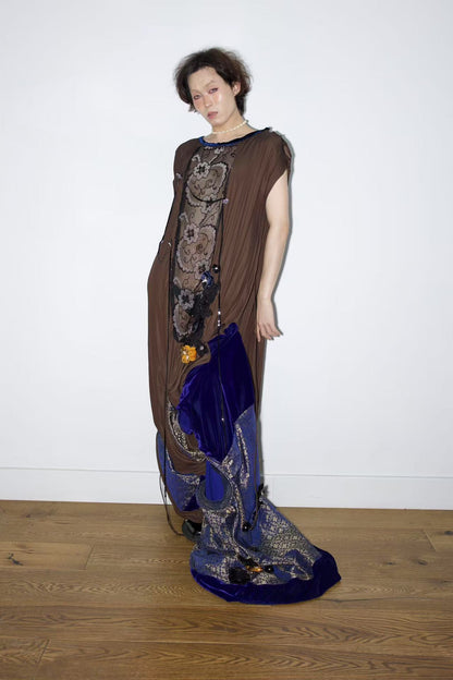 Cosmic Tapestry Draped Jumpsuit 宇宙织锦垂坠连体衣