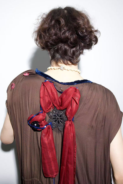 Cosmic Tapestry Draped Jumpsuit 宇宙织锦垂坠连体衣