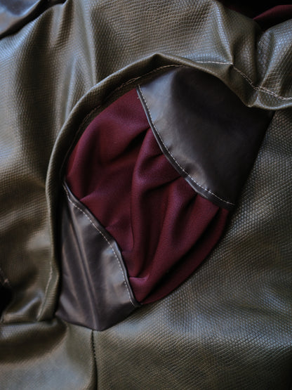 Serpentine Armor Sculpted Jacket 蛇纹盔甲雕塑剪裁外套