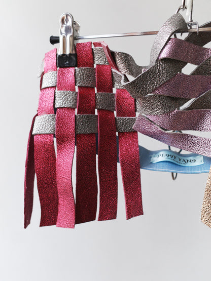 Galactic Weave Leather Vest 银河交织皮革上衣